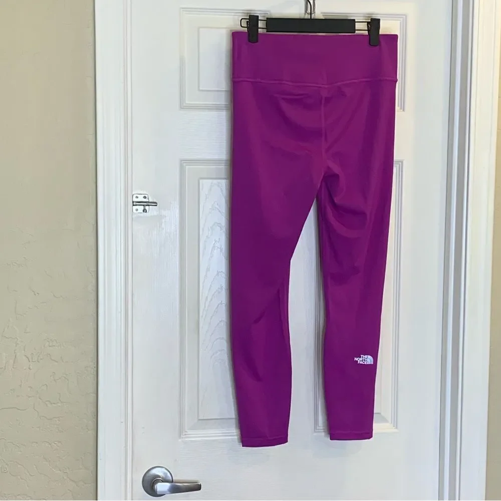 The North Face Elevation 7/8 Length Leggings Purple Cactus Flower Size Medium
